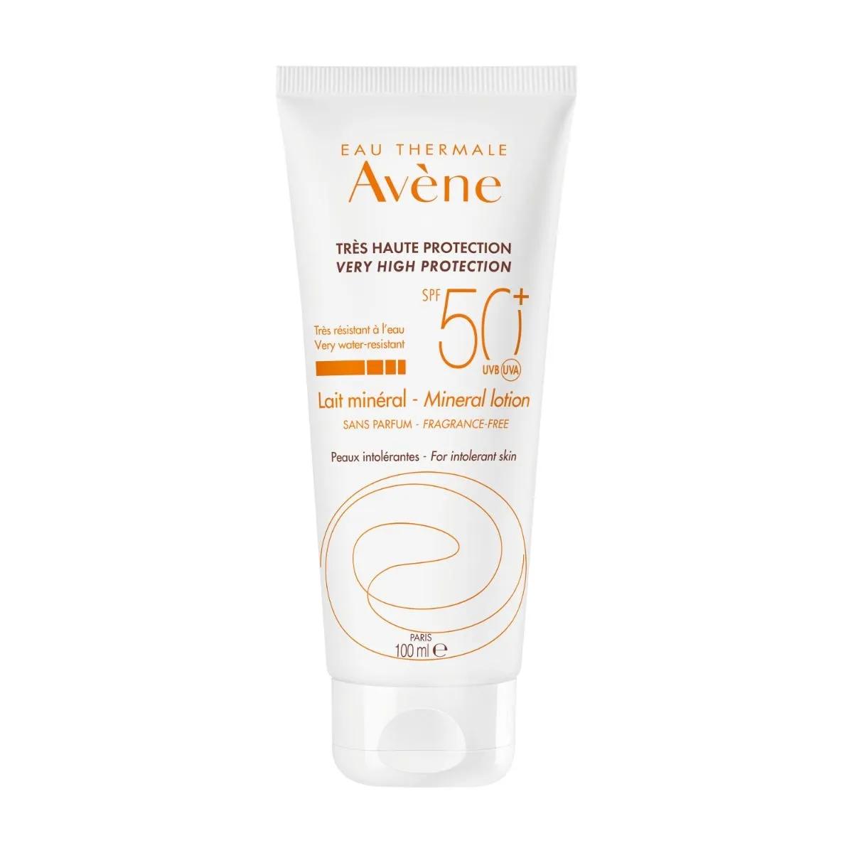 Avène Solare Latte Schermo Minerale Corpo SPF 50+ Protezione Molto Alta 100 ml