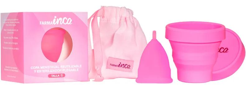 Inca Farma Menstrual Cup Size S + Sterilizer