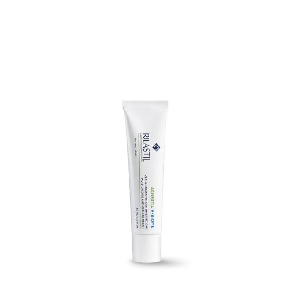 Rilastil Acnestil H Biome Crema Idratante Anti-Imperfezioni Pelle a Tendenza Acneica Secca 40 ml