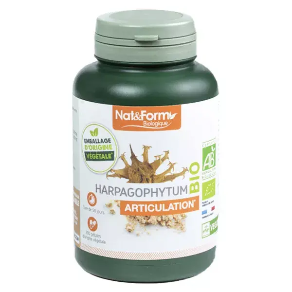 Nat & Form Organic Harpagophytum 200 capsules