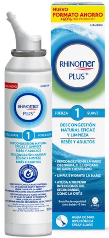 Rhinomer Plus+ Force 1 Adultes et Bébés +1 mois 200 ml