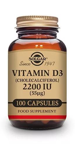 Solgar Vitamina D3 2200 UI (Colecalciferol) 100 Cápsulas