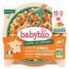 Babybio Carottes des Landes Coquillette Champignon Jambon de Nouvelle-Aquitaine & touche de crème - 200g