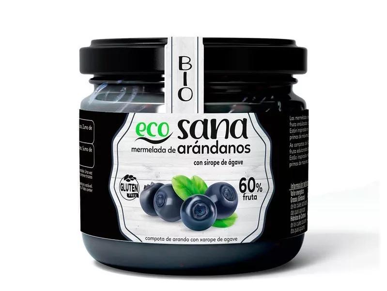 Ecosana Marmelada Extra Mirtilos Sem Açúcar Bio 260gr