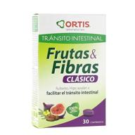 Ortis Tránsito Frutas y Fibras Clásico 30 Comprimidos