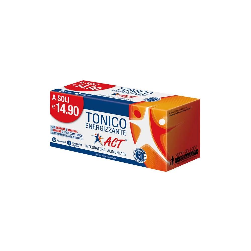 Tonico Energizzante Act Integratore Energetico 12 Flaconcini