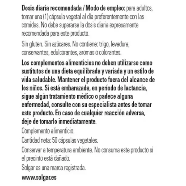 Solgar Vitamine K2 100 mcg 50 c