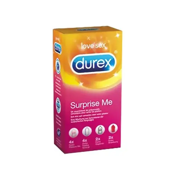 Durex Me sorprende surtido de 12 condones