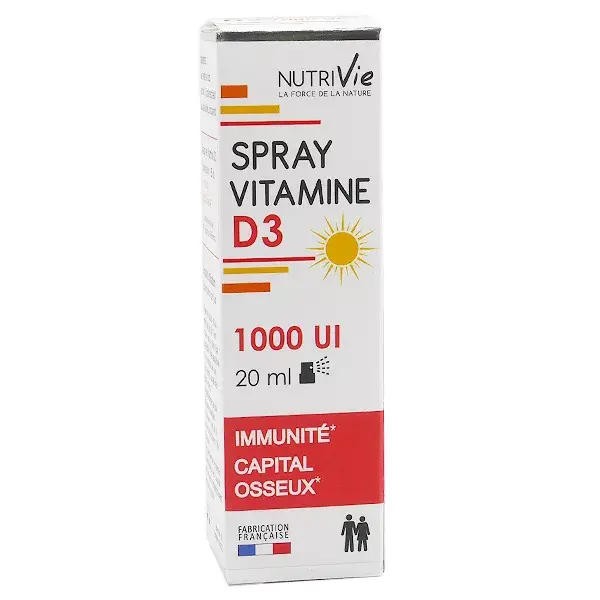Nutrivie Vitamine D3 1000 UI Spray 20ml