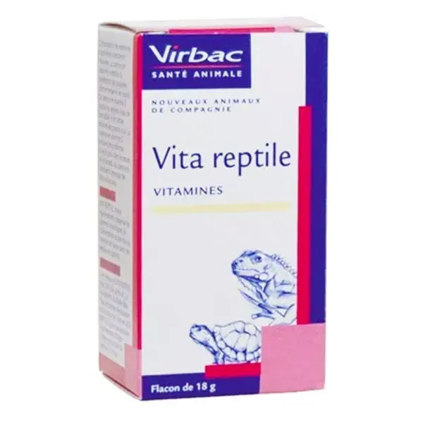 Virbac Reptile Vitaminas en Polvo Uso Oral para Reptiles 18g