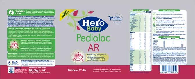 Hero Baby Pedialac Leche de Inicio 1 AR hasta 6m 800 gr