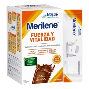 Meritene Força e Vitalidade Chocolate 15 Envelopes