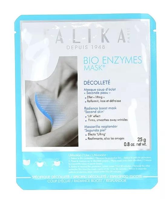 Neckline area mask anti-aging Talika Bioenzymes glow