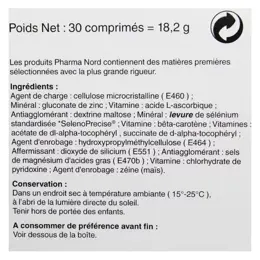 Pharma Nord Sélénium+Zinc 30 comprimés