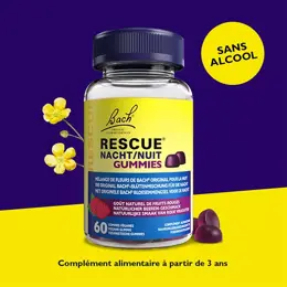 RESCUE NUIT® Gummies saveur Fruits rouges 60 unités