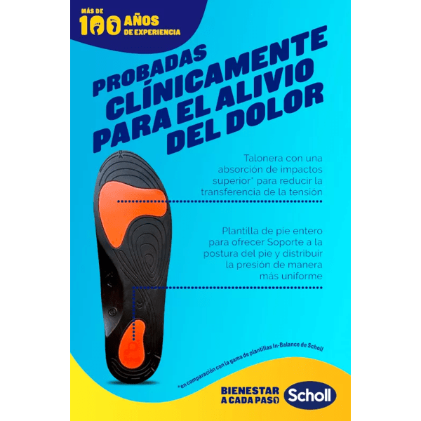 Lumbar Scholl Insole Size L