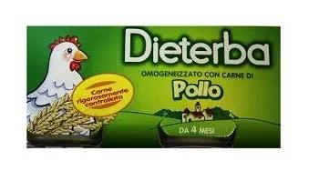 Dieterba Omogenizzato Pollo 3 Vasetti da 80 g