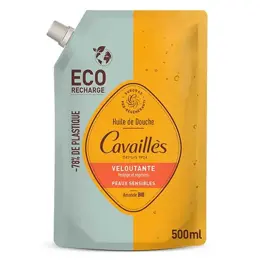 Rogé Cavailles Huile de Douche Veloutante 750ml + Eco-recharge 500ml