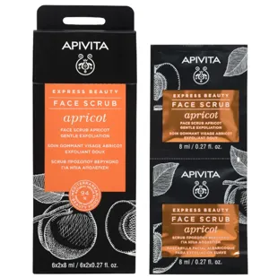 Apivita Express Beauty Soft Exfoliating Mask with Apricot 2x8ml
