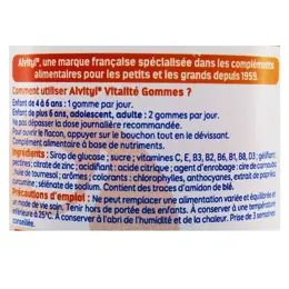 Alvityl Vitalité 10 vitamines & minéraux dès 4 ans 60 gummies