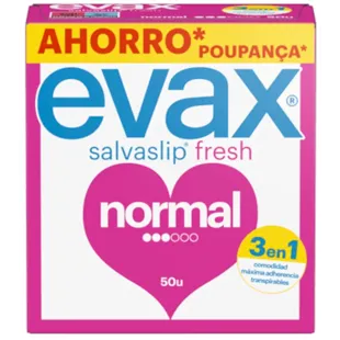 Evax Protetores de calcinha normais 50 unidades