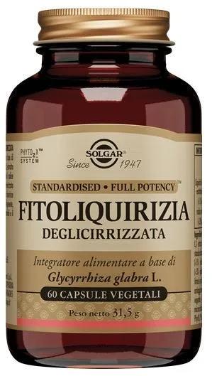 Solgar Fitoliquirizia Deglicirrizzata Integratore Digestivo 60 Capsule