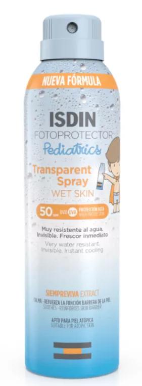 Isdin FotoProtetor Isdin FotoProtetor Pediátrico Wet Skin SPF50 Spray Transparente 250ml