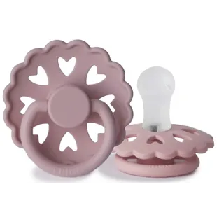 Frigg Fairytale Pacifier Block Silicone L.Mermaid/Thumbelina +0m 2 units