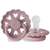 Frigg Fairytale Pacifier Block Silicone L.Mermaid/Thumbelina +0m 2 units
