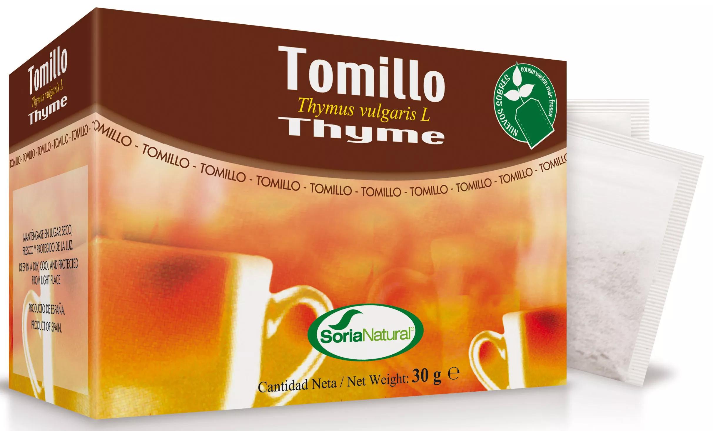 Soria Infuso Naturale Timo 20 Filtri