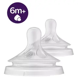 Avent Tétine Natural Response LQ +6m Épais Lot de 2