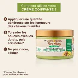 Creme of Nature Pure Honey Hair Food Avocado Crème coiffante 326ml