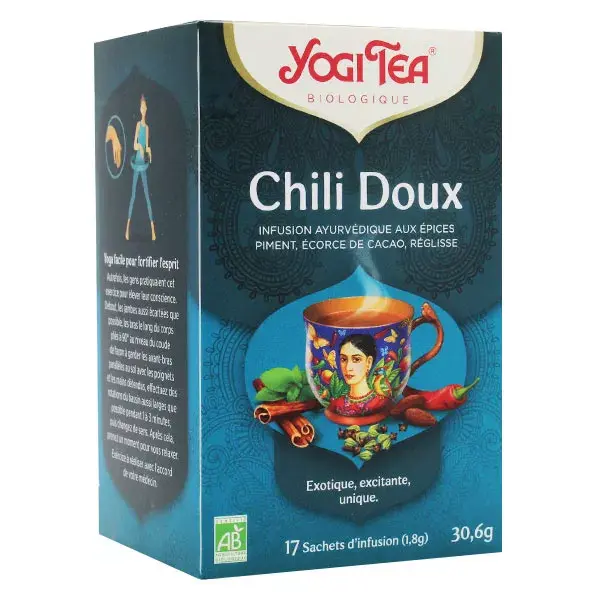 Bolsas de té yogui Chile dulce 17