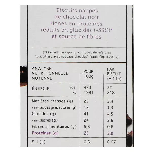 Protifast En-Cas Hyperprotéiné Chocolat 16 biscuits