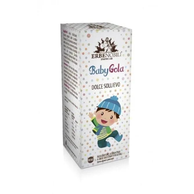 Erbenobili Babygola Integratore Mal di Gola Bambini 15 ml