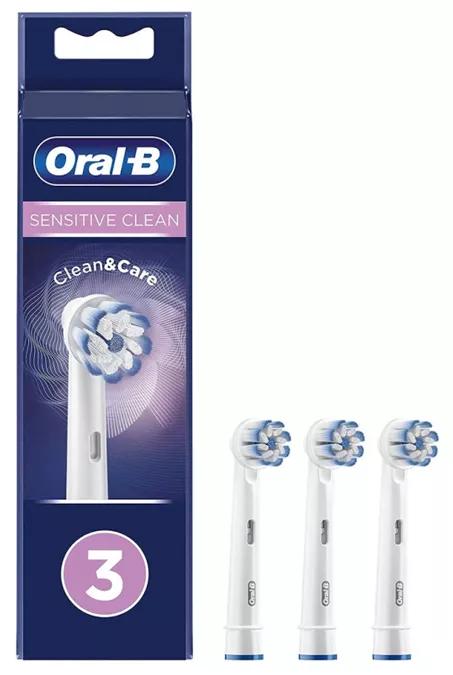 Oral-B Recambios Escova Eléctrica Sensitive Clean Pack 3 uds