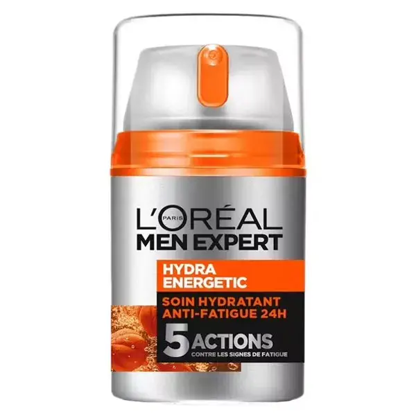 L'Oréal Men Expert Skincare Hydra Energetic Tratamiento Hidratante Antifatiga 5 acciones 50ml