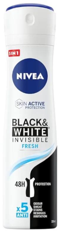 Deodorant Spray Zwart en Wit Invisible Fresh Nivea 200ml