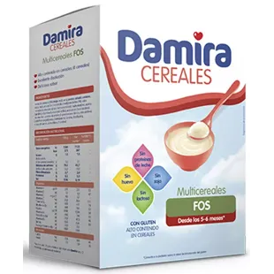 Damira Porridge 8 Cereals FOS 6m+ 600 gr