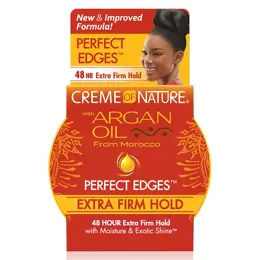 Creme of Nature, Argan, Perfect Edges, Cheveux Bouclés Frisés Crépus 63,7ml