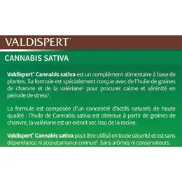 VALDISPERT Cannabis Sativa Calme et Sérénité Relaxation 24 capsules