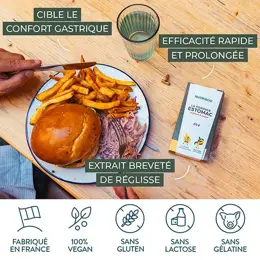 Nutri&Co La Formule Estomac Anti Reflux et Brûlures d’Estomac Vegan 20 gélules