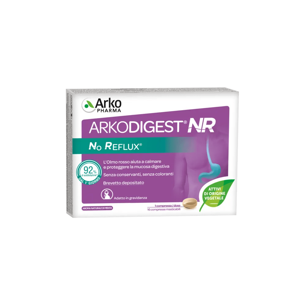 Arkodigest No Reflux Integratore Digestivo 16 Compresse