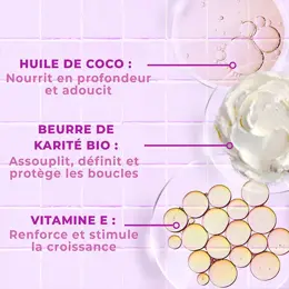 Energie Fruit Cheveux Bouclés et Frisés Shampoing Coco & Beurre de Karité Bio 250ml