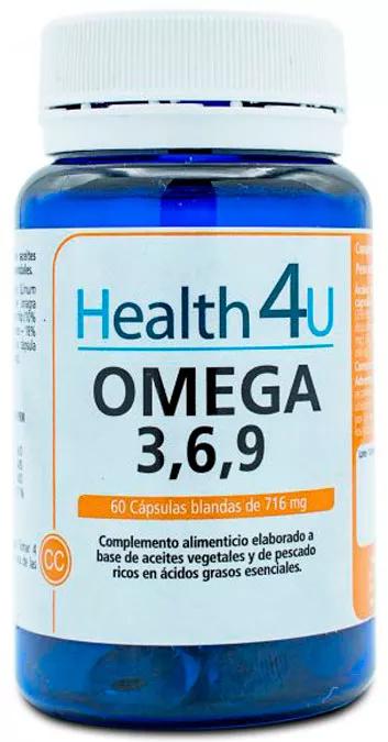Health 4U Omega 3, 6 y 9 60 Cápsulas