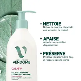 Laboratoires Vendôme - Gel Lavant Intime Extra-Doux Apaisant CALMV+ 200ml