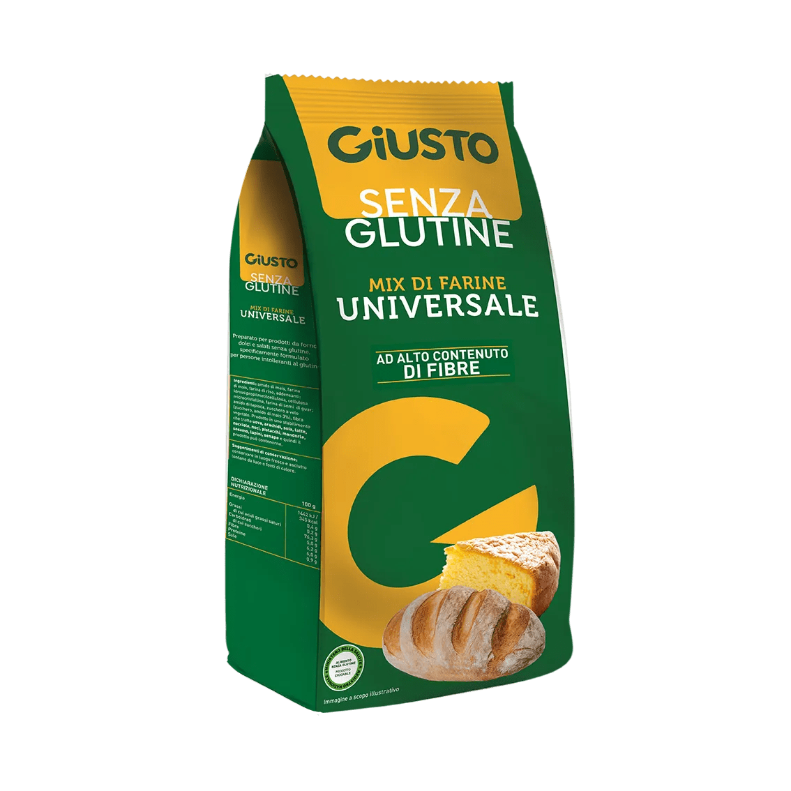 Giusto Mix Universale Senza Glutine 500G (1+1)