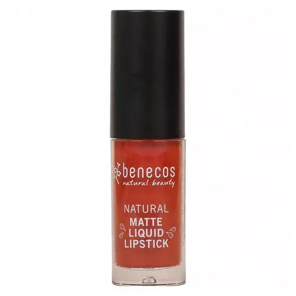 Benecos Matte Liquid Lipstick Trust in Rust 5ml