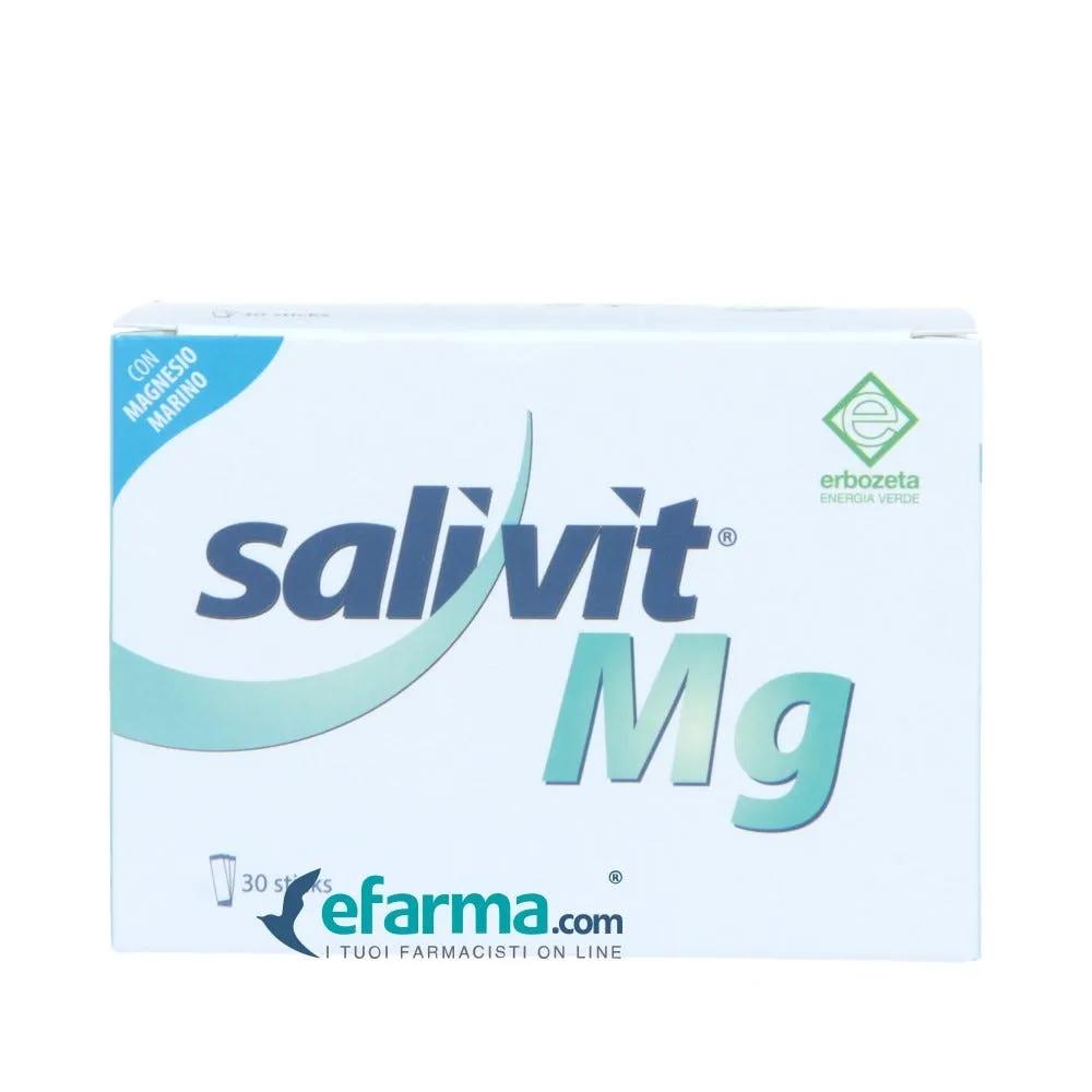 Erbozeta Salivit Mg Integratore di Magnesio e Inulina 30 Stick