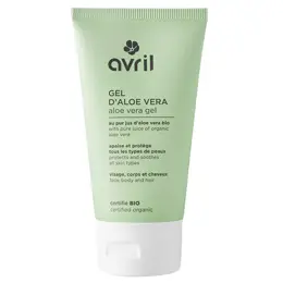 Avril Cosmétiques Gel d'Aloe Vera Certifié Bio 150ml